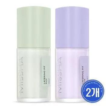 Missha Layering Fit Base 35 мл 2 шт, Мята 1+1, 1 шт