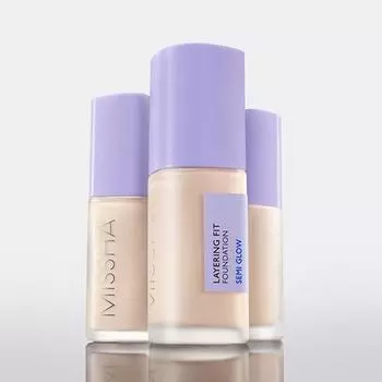 MISSHA Layering Fit Foundation Semi Glow, 35 мл, 4 цвета, SPF38/PA++ (8 вариантов) #19 x 1PCS