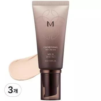 MISSHA M Beginner BB Cream SPF30 PA++ 50 мл, Нет. 21 Ярко-бежевый, 3 шт.