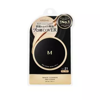 Missha M Cushion Foundation Bright skin tone (Pro Cover) No.21 (15g)