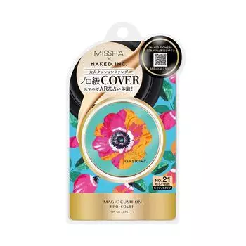 Missha M Cushion Foundation NAKED Design Pact Bright Skin Color (Профессиональная обложка) №21 (15g)