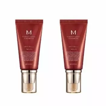 MISSHA M Perfect Cover BB Cream Set of 2 NO.23 (Natural and Calm Skin Tone) SPF42 PA++ 50ml [Parallel Import]