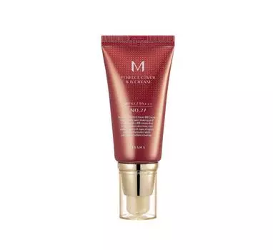 MISSHA M Perfect Cover BB Cream SPF42 PA +++ 50 мл No 27 Медово-бежевый #1EA