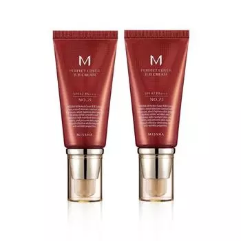 [MISSHA] M Perfect Cover BB крем (SPF42/PA+++) 2 цвета 50мл
