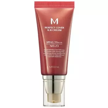 MISSHA M Perfect Cover Perfect Cover BB Cream SPF42/PA+++ 50ml No. 23 Natural Beige Genuine Korean Product Directly Imported