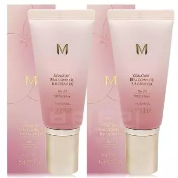 Missha M Signature Real Complete BB Cream Нет. 23 45г, Нет. 23 Спокойный бежевый, 2 шт.