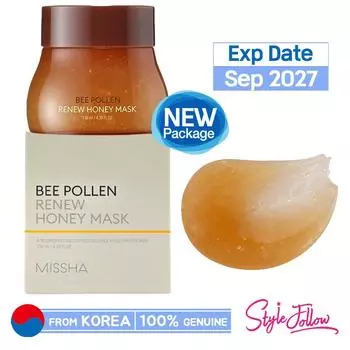 [MISSHA] Маска-мед с пчелиной пыльцой и обновлением 130 мл 1pc (130ml)
