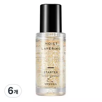Missha Moist Layering Starter Makeup Base 30ml, gold topping, 6 pcs.