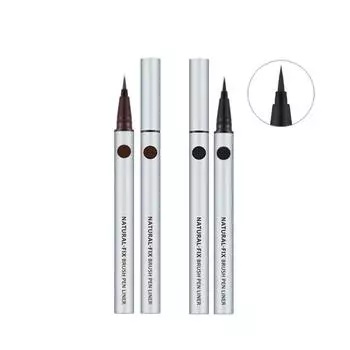 Missha Natural Fix Brush Pen Liner 0.6g, black, 1 piece