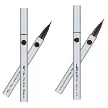 MISSHA Natural Fix Brush Pen Liner Черный/Коричневый (7 вариантов) Black x 1PCS