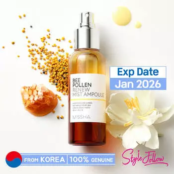 [MISSHA] Обновляющий спрей с пчелиной пыльцой 100 мл 1pc + Sample Gifts