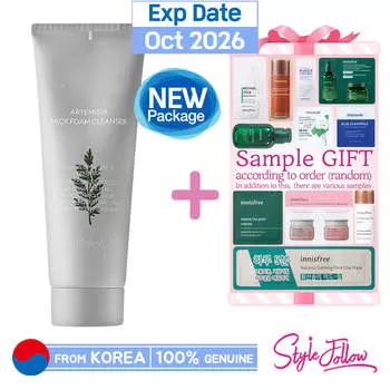 [MISSHA] Очищающая пенка Artemisia Pack 150 мл 1pc + Sample Gifts