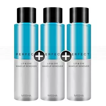 Средство для снятия макияжа с губ и глаз Missha Perfect, 155 мл, 3 шт.