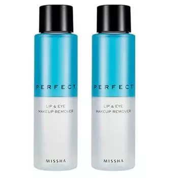 Missha Perfect Средство для снятия макияжа с губ и глаз, 110 мл, 16 шт.