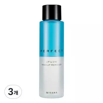 Missha Perfect Средство для снятия макияжа с губ и глаз, 155 мл, 3 шт.