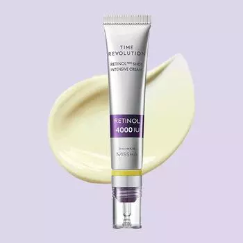 MISSHA представляет новый ИНТЕНСИВНЫЙ КРЕМ Time Revolution Retinol 4000 SHOT 25 мл | ретиноловая сыворотка, увлажняющая, отбеливающая