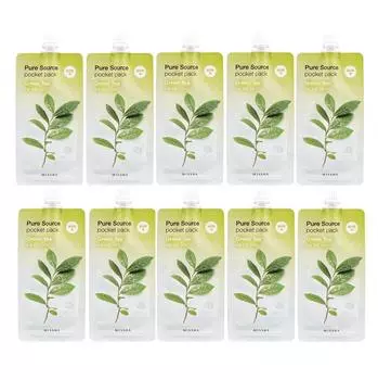 MISSHA Pure Source Pocket Pack Зеленый чай 10 мл * 10 упаковок