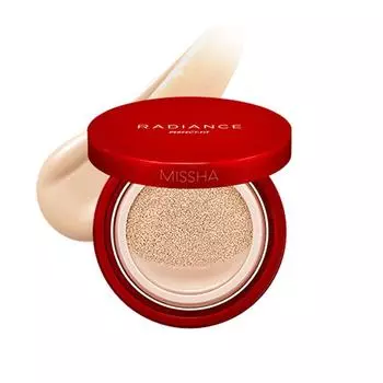 MISSHA Radiance Perfect Fit Foundation BB Cushion, 4 цвета, SPF50+/PA+++ (8 вариантов) #19-Ivory x 1PCS