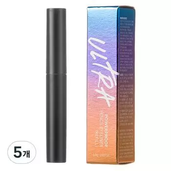 MISSHA Сменный карандаш-лайнер Ultra Power Proof 0,2 г, коричневый, 5 шт.