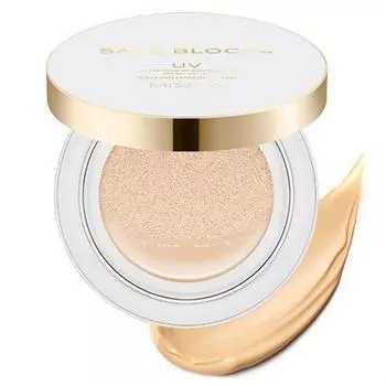 Missha Safe Block RX Cover Tone Up Cushion SPF50+PA++++, 14г, 1 популярная корейская косметика