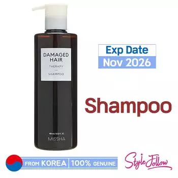 [MISSHA] Шампунь для лечения поврежденных волос, 400 мл 1pc + Sample Gifts