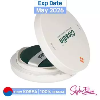 [MISSHA] Солнцезащитный кушон Cicadin Centella Mega 25 г (SPF50 + / PA ++++) 1pc + Sample Gifts