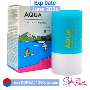[MISSHA] Солнцезащитный стик Allaround Safe Block Aqua, 21 г (SPF50 + / PA ++++) 1pc + Sample Gifts