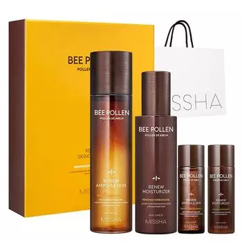 MISSHA Специальный набор для ухода за кожей Bee Pollen Renew, 1 набор