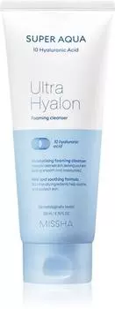 Missha Super Aqua 10 Hyaluronic Acid Mousse Nettoyante Hydratante TU прозрачный