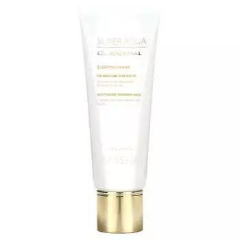 Missha, Super Aqua, Cell Renew Snail, маска для красоты во время сна, 3,7 жидких унций (110 мл)