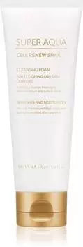 Missha Super Aqua Cell Renew Snail Очищающая пенка с экстрактом слизи улитки TU прозрачный