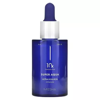 Missha, Super Aqua, Ultra Hyalon Ampoule, 47ml (1.58fl oz)
