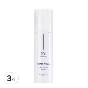 Missha Super Aqua Ultra Hyalon Emulsion, 130ml, 3 units