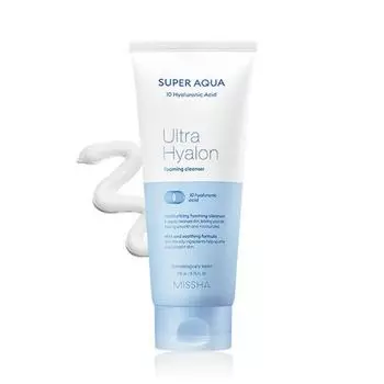 [MISSHA] Super Aqua Ultra Hyalon Пенка для умывания 200 мл