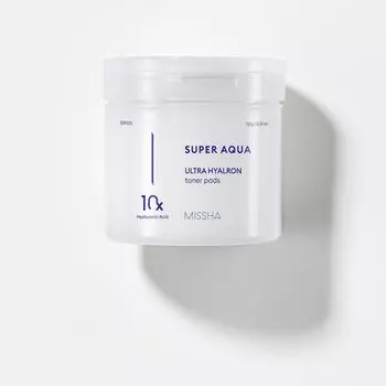 MISSHA Super Aqua Ultra Hyalon Toner Pad (90 колодок) 1 PCS