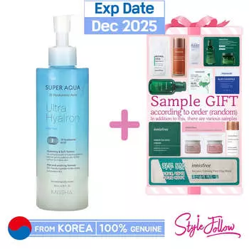 [MISSHA] Super Aqua Ultra Hyalron Mild Peel 250 мл 1pc + Sample Gifts