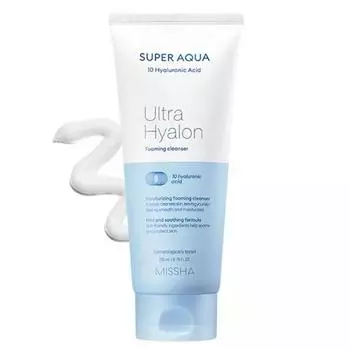 MISSHA Super Aqua Ultra Hyalron Очищающая пенка 200мл 1 PCS