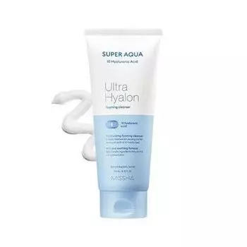 MISSHA Super Aqua Ultra Hyalron Пенка для умывания 200 мл (6,76 жидких унций) 200ml (6.76 Fl Oz)