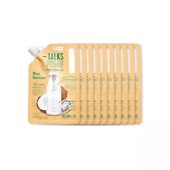 MISSHA Talks Vegan Squeeze Pocket Sleeping Pack 10 г * 10 шт. синий