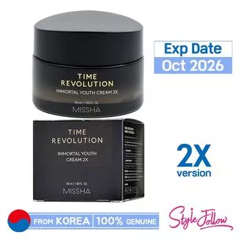 [MISSHA] Time Revolution Бессмертный молодежный крем 2X - 50 мл (1шт) 1pc + Sample Gifts