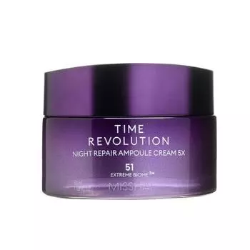 MISSHA - Time Revolution Night Repair Ampoule Cream 5X