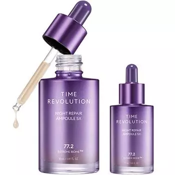 Missha Time Revolution Night Repair Ampoule FiveX 30 мл + 15 мл набор, 1 набор