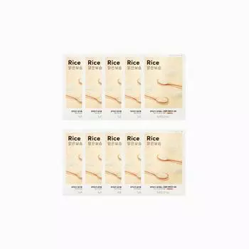 MISSHA Тканевая маска для лица Airy Adhesive Sheet Mask Rice, 20 шт. 19 г 1 set