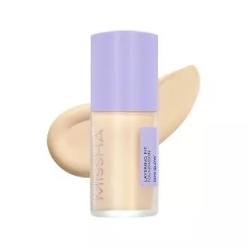 MISSHA Тональная основа Layering Fit Semi Glow (ваниль) SPF 38 ПА++ 35мл