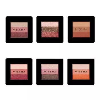 MISSHA Тройные тени 2 г (7 цветов) #No. 01
