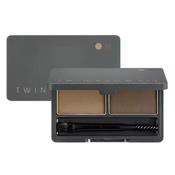 Missha Twin Brow Kit 4,4 г, Нет. 2 Серо-коричневые, 2 шт.