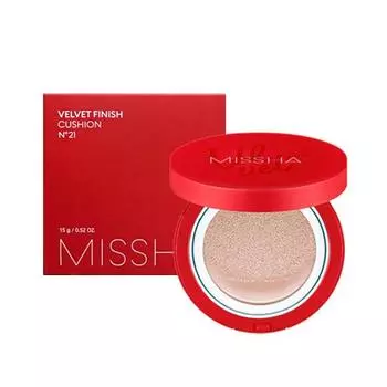 MISSHA Velvet Finish BB Cushion 15g SPF50+ PA+++ No.21/23 Нейтральный светлый/средний бежевый Neutral Light Beige No.21