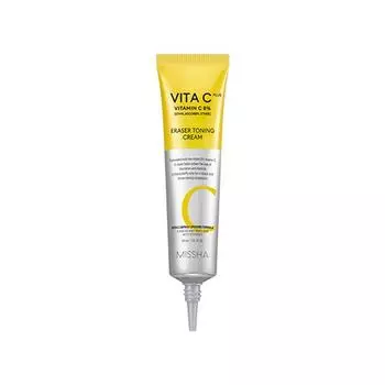 MISSHA Vita C Plus Eraser Toning Cream 30ml - Тонизирующий крем-ластик
