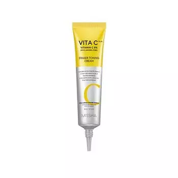 MISSHA Vita C Plus Eraser Toning Cream 30ml - Тонизирующий крем-ластик 1 PCS