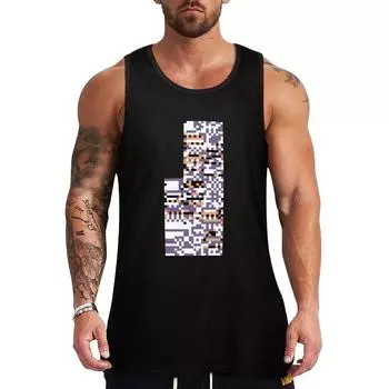 Missingno. Майка Новинка в топах и футболках Лето 2024 Спортивная одежда для мужчин Футболки для мужчин S чёрный